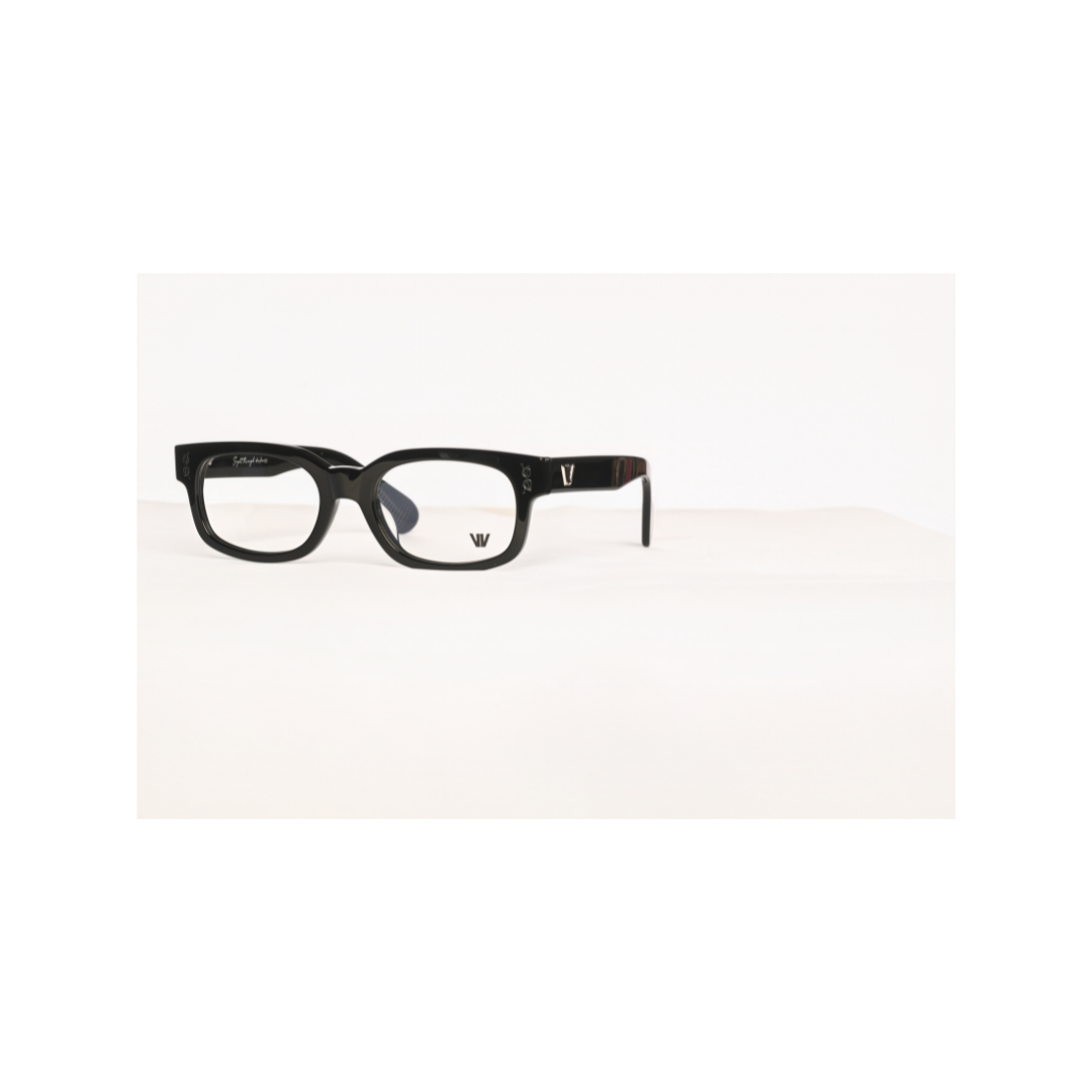 Square Black Frame | Clear Transparent Lenses
